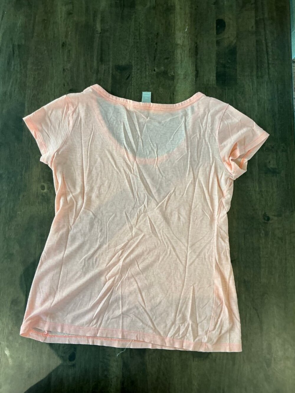 Banana Republic Peach Scoop Neck Tee Size XS